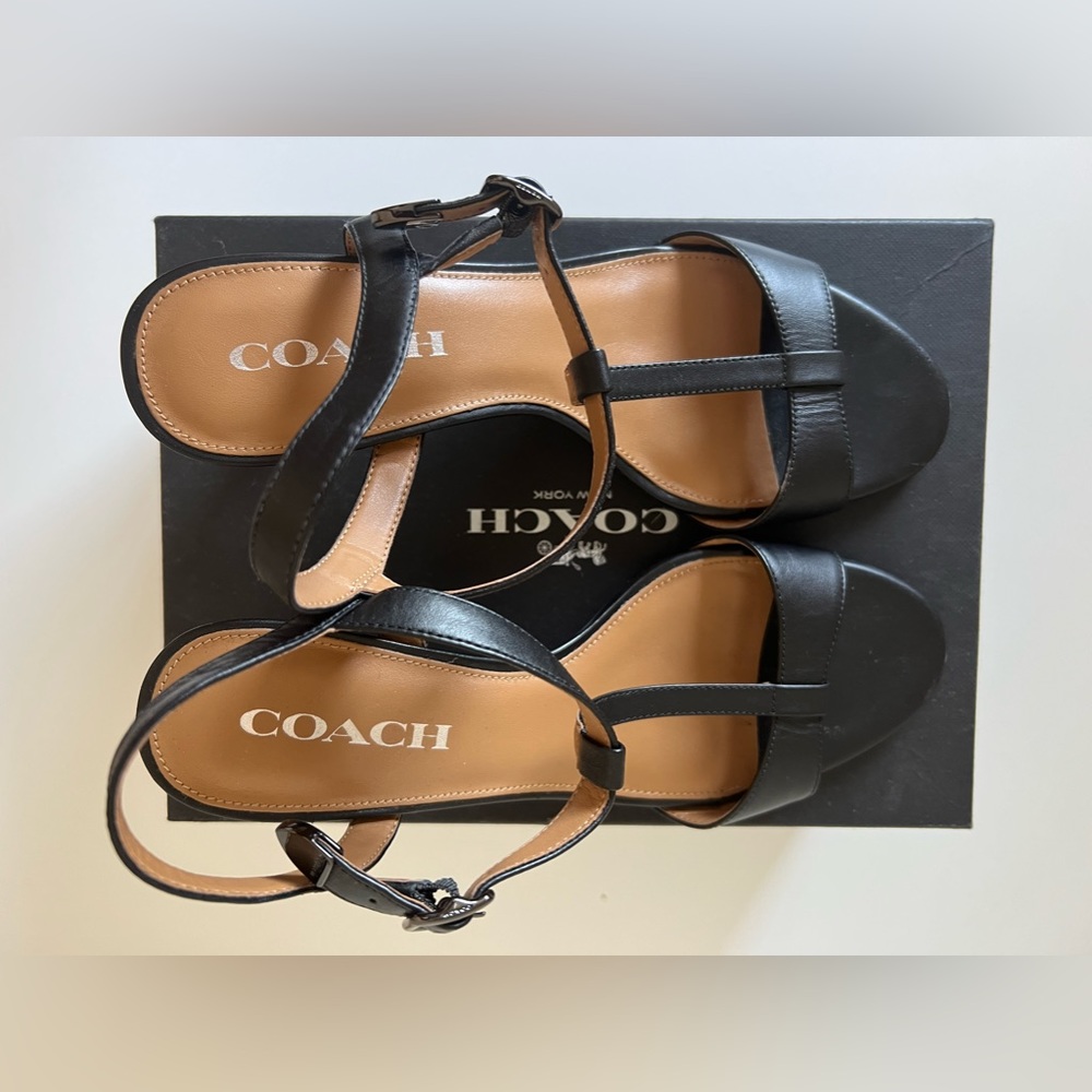 Coach strappy sandals